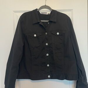 Belle by Kim Gravel Classic Jean Jacket, X-Large